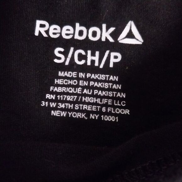 Reebok tee women's size small t-shirt black - Picture 3 of 3